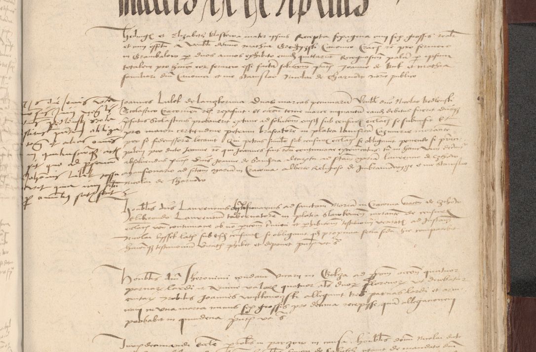 Zdjęcie nr 739 dla obiektu archiwalnego: [Acta actorum vicarialia coram Bernardino Gallo de Jadra]