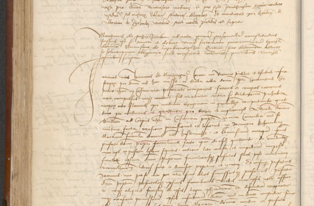 Zdjęcie nr 408 dla obiektu archiwalnego: [Acta] obligationum coram reverendo patre domino Thoma Rosnowsky canonico et offi[ciali C]racoviensi generali [a]d annum Domini 1514, [ind]itione secunda, pontificatus sanctissimi in Christo patris domini nostro domini Leonis divina providencia pape decimi moderni. Anno sue sanctitatis aduc ad 19 Marcii [...] primo secundis fatibus et felici sidere suum per manu Bronislaidis telluris Ursonici recipiunt et dii faveant ceptis