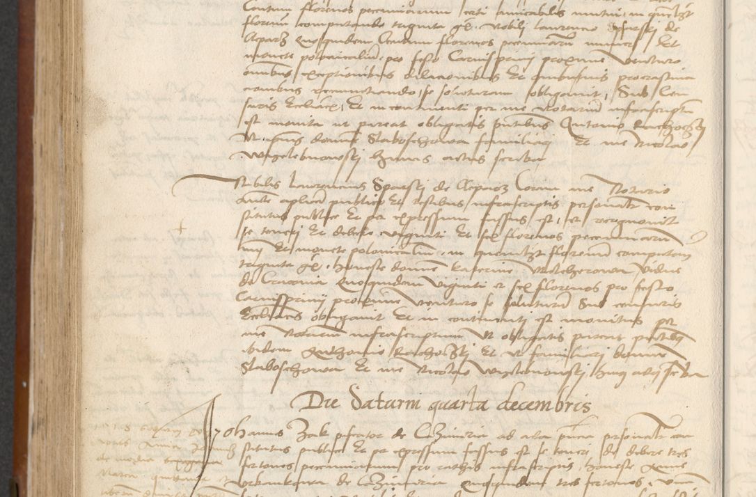 Zdjęcie nr 390 dla obiektu archiwalnego: [Acta] obligationum coram reverendo patre domino Thoma Rosnowsky canonico et offi[ciali C]racoviensi generali [a]d annum Domini 1514, [ind]itione secunda, pontificatus sanctissimi in Christo patris domini nostro domini Leonis divina providencia pape decimi moderni. Anno sue sanctitatis aduc ad 19 Marcii [...] primo secundis fatibus et felici sidere suum per manu Bronislaidis telluris Ursonici recipiunt et dii faveant ceptis