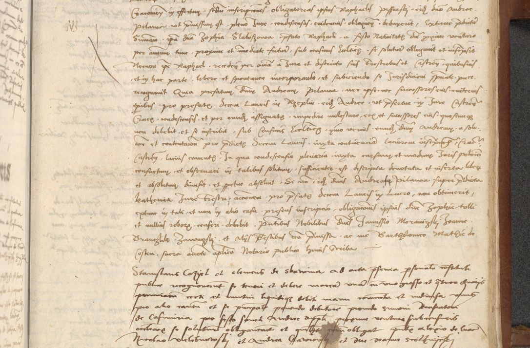 Zdjęcie nr 379 dla obiektu archiwalnego: [Acta] obligationum coram reverendo patre domino Thoma Rosnowsky canonico et offi[ciali C]racoviensi generali [a]d annum Domini 1514, [ind]itione secunda, pontificatus sanctissimi in Christo patris domini nostro domini Leonis divina providencia pape decimi moderni. Anno sue sanctitatis aduc ad 19 Marcii [...] primo secundis fatibus et felici sidere suum per manu Bronislaidis telluris Ursonici recipiunt et dii faveant ceptis