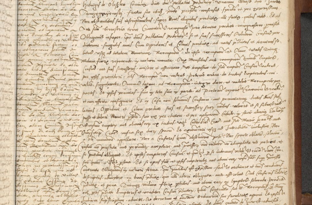 Zdjęcie nr 363 dla obiektu archiwalnego: [Acta] obligationum coram reverendo patre domino Thoma Rosnowsky canonico et offi[ciali C]racoviensi generali [a]d annum Domini 1514, [ind]itione secunda, pontificatus sanctissimi in Christo patris domini nostro domini Leonis divina providencia pape decimi moderni. Anno sue sanctitatis aduc ad 19 Marcii [...] primo secundis fatibus et felici sidere suum per manu Bronislaidis telluris Ursonici recipiunt et dii faveant ceptis