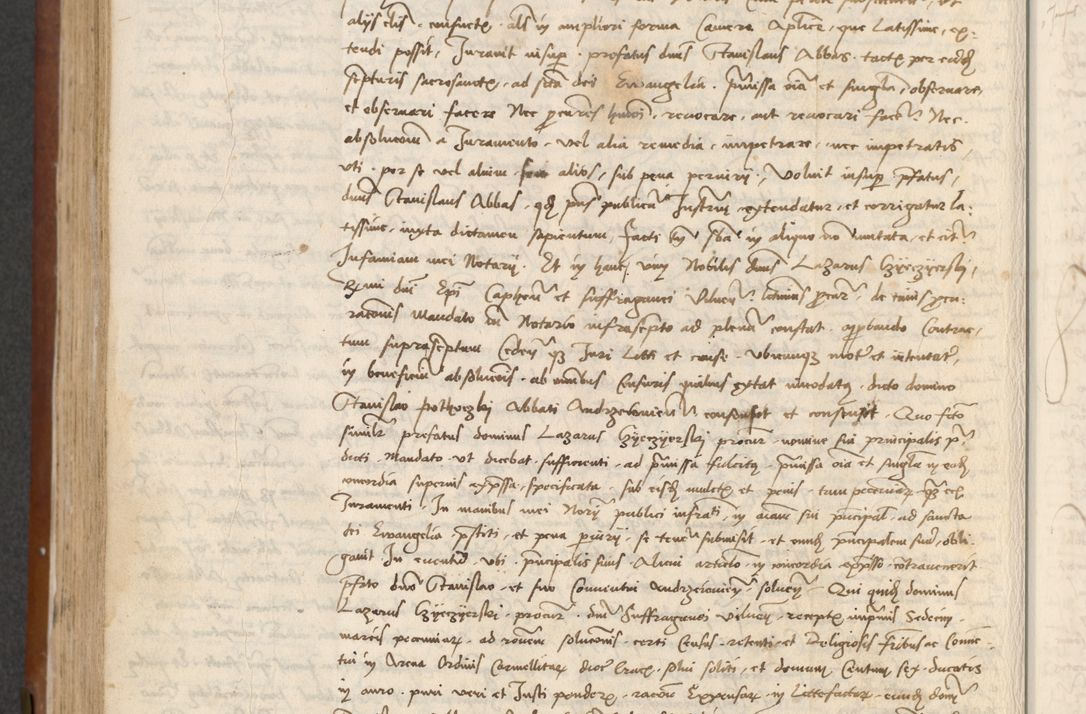 Zdjęcie nr 334 dla obiektu archiwalnego: [Acta] obligationum coram reverendo patre domino Thoma Rosnowsky canonico et offi[ciali C]racoviensi generali [a]d annum Domini 1514, [ind]itione secunda, pontificatus sanctissimi in Christo patris domini nostro domini Leonis divina providencia pape decimi moderni. Anno sue sanctitatis aduc ad 19 Marcii [...] primo secundis fatibus et felici sidere suum per manu Bronislaidis telluris Ursonici recipiunt et dii faveant ceptis