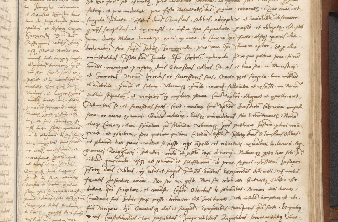 Zdjęcie nr 333 dla obiektu archiwalnego: [Acta] obligationum coram reverendo patre domino Thoma Rosnowsky canonico et offi[ciali C]racoviensi generali [a]d annum Domini 1514, [ind]itione secunda, pontificatus sanctissimi in Christo patris domini nostro domini Leonis divina providencia pape decimi moderni. Anno sue sanctitatis aduc ad 19 Marcii [...] primo secundis fatibus et felici sidere suum per manu Bronislaidis telluris Ursonici recipiunt et dii faveant ceptis
