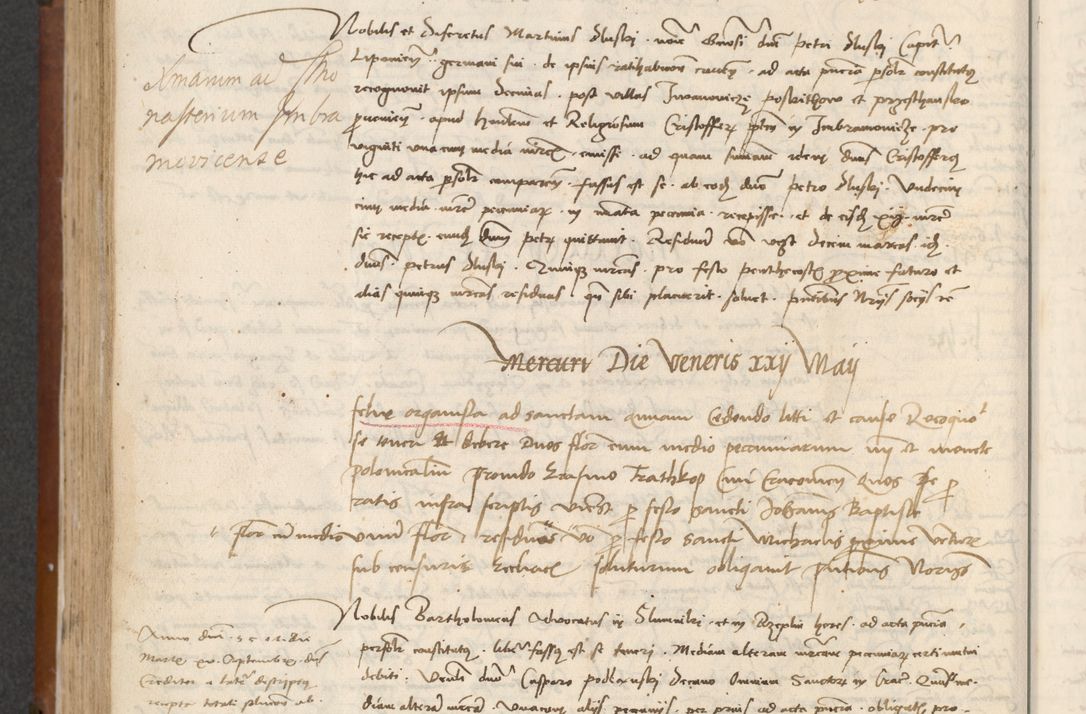 Zdjęcie nr 324 dla obiektu archiwalnego: [Acta] obligationum coram reverendo patre domino Thoma Rosnowsky canonico et offi[ciali C]racoviensi generali [a]d annum Domini 1514, [ind]itione secunda, pontificatus sanctissimi in Christo patris domini nostro domini Leonis divina providencia pape decimi moderni. Anno sue sanctitatis aduc ad 19 Marcii [...] primo secundis fatibus et felici sidere suum per manu Bronislaidis telluris Ursonici recipiunt et dii faveant ceptis