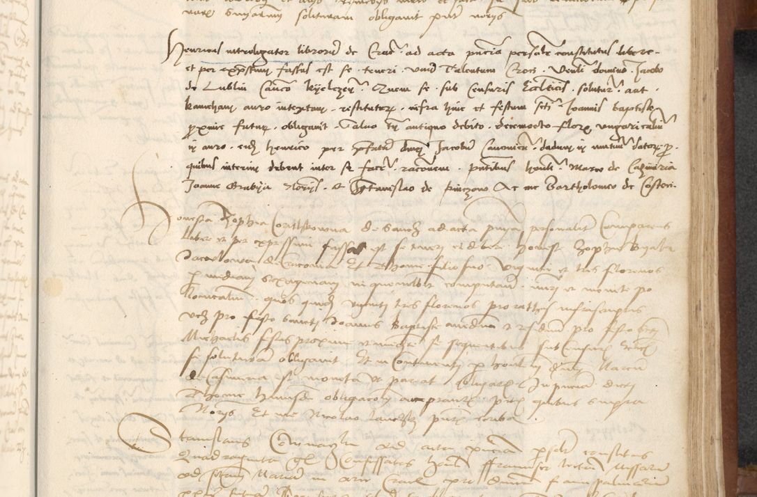 Zdjęcie nr 297 dla obiektu archiwalnego: [Acta] obligationum coram reverendo patre domino Thoma Rosnowsky canonico et offi[ciali C]racoviensi generali [a]d annum Domini 1514, [ind]itione secunda, pontificatus sanctissimi in Christo patris domini nostro domini Leonis divina providencia pape decimi moderni. Anno sue sanctitatis aduc ad 19 Marcii [...] primo secundis fatibus et felici sidere suum per manu Bronislaidis telluris Ursonici recipiunt et dii faveant ceptis