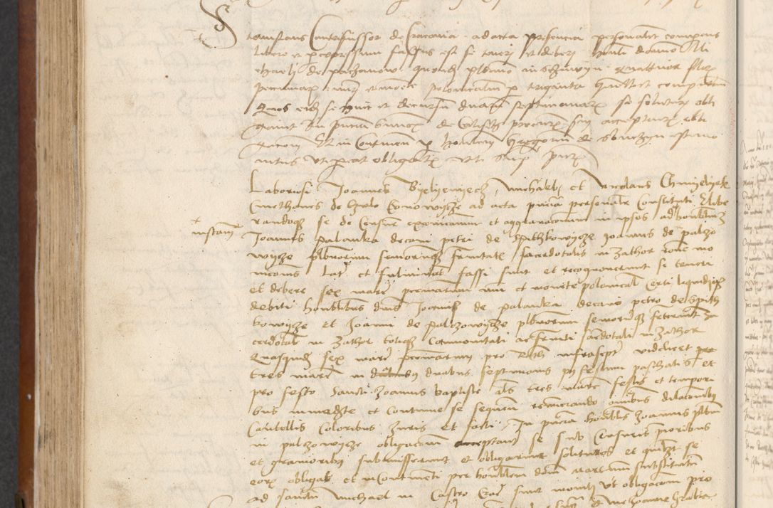 Zdjęcie nr 290 dla obiektu archiwalnego: [Acta] obligationum coram reverendo patre domino Thoma Rosnowsky canonico et offi[ciali C]racoviensi generali [a]d annum Domini 1514, [ind]itione secunda, pontificatus sanctissimi in Christo patris domini nostro domini Leonis divina providencia pape decimi moderni. Anno sue sanctitatis aduc ad 19 Marcii [...] primo secundis fatibus et felici sidere suum per manu Bronislaidis telluris Ursonici recipiunt et dii faveant ceptis