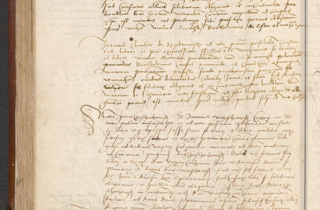 Zdjęcie nr 288 dla obiektu archiwalnego: [Acta] obligationum coram reverendo patre domino Thoma Rosnowsky canonico et offi[ciali C]racoviensi generali [a]d annum Domini 1514, [ind]itione secunda, pontificatus sanctissimi in Christo patris domini nostro domini Leonis divina providencia pape decimi moderni. Anno sue sanctitatis aduc ad 19 Marcii [...] primo secundis fatibus et felici sidere suum per manu Bronislaidis telluris Ursonici recipiunt et dii faveant ceptis