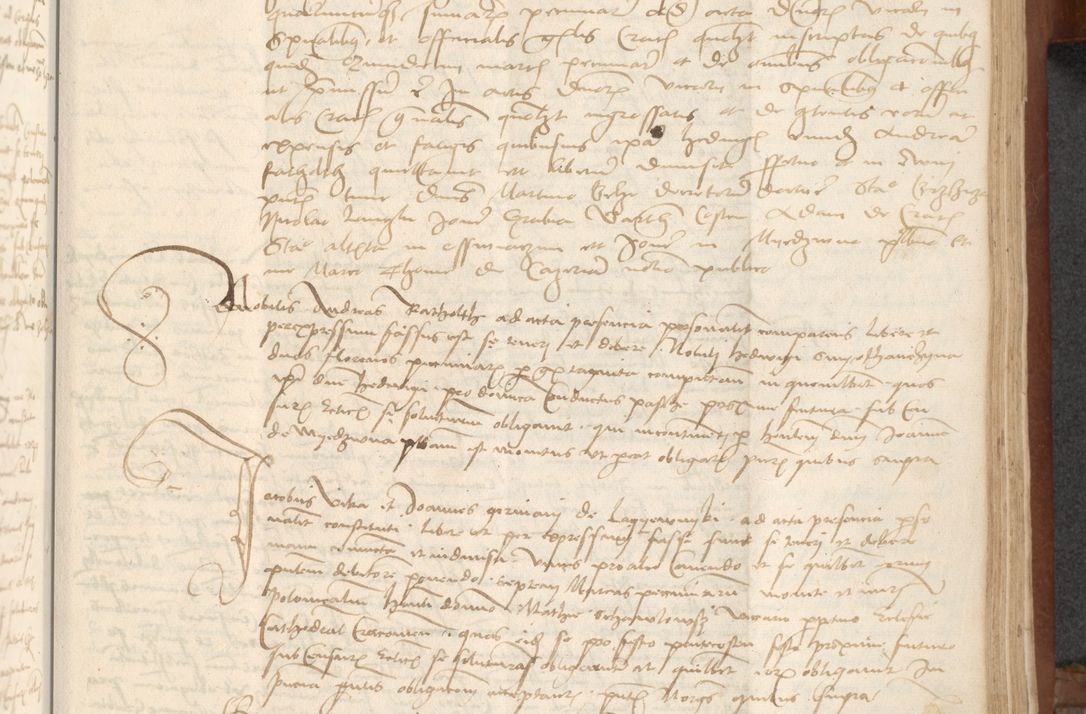 Zdjęcie nr 289 dla obiektu archiwalnego: [Acta] obligationum coram reverendo patre domino Thoma Rosnowsky canonico et offi[ciali C]racoviensi generali [a]d annum Domini 1514, [ind]itione secunda, pontificatus sanctissimi in Christo patris domini nostro domini Leonis divina providencia pape decimi moderni. Anno sue sanctitatis aduc ad 19 Marcii [...] primo secundis fatibus et felici sidere suum per manu Bronislaidis telluris Ursonici recipiunt et dii faveant ceptis