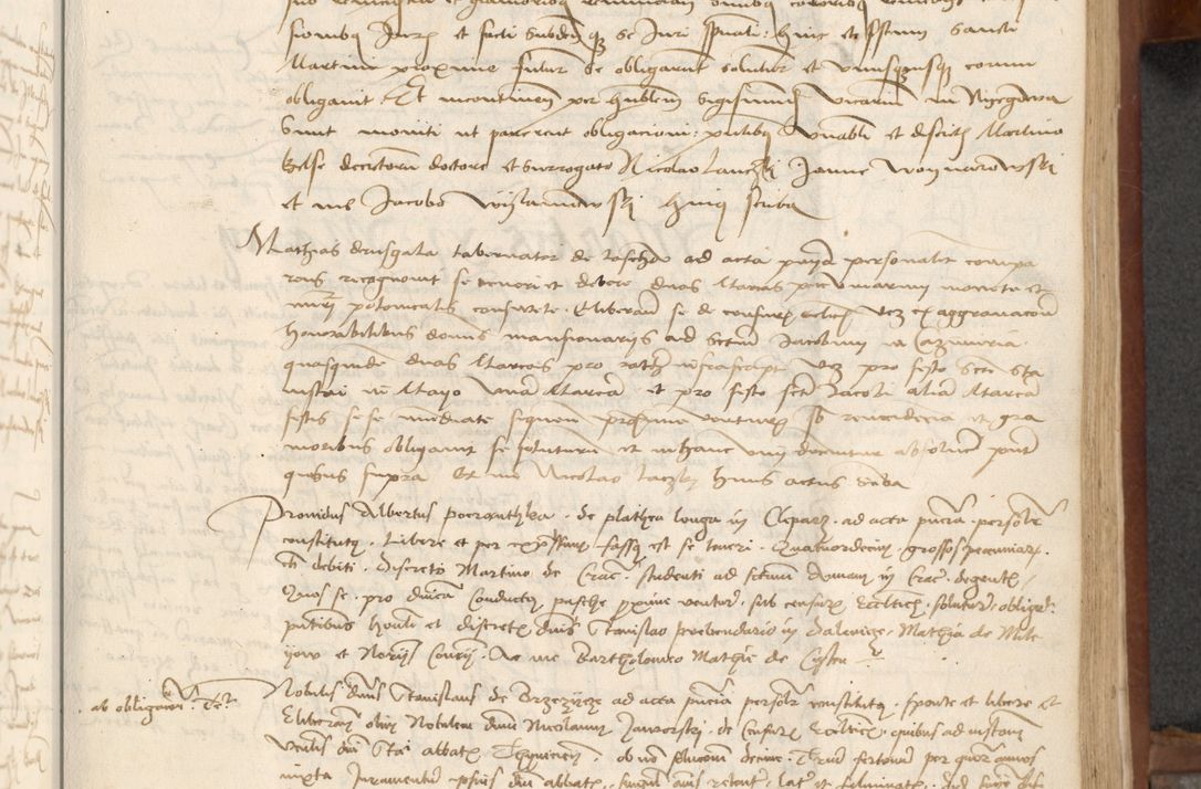 Zdjęcie nr 185 dla obiektu archiwalnego: [Acta] obligationum coram reverendo patre domino Thoma Rosnowsky canonico et offi[ciali C]racoviensi generali [a]d annum Domini 1514, [ind]itione secunda, pontificatus sanctissimi in Christo patris domini nostro domini Leonis divina providencia pape decimi moderni. Anno sue sanctitatis aduc ad 19 Marcii [...] primo secundis fatibus et felici sidere suum per manu Bronislaidis telluris Ursonici recipiunt et dii faveant ceptis