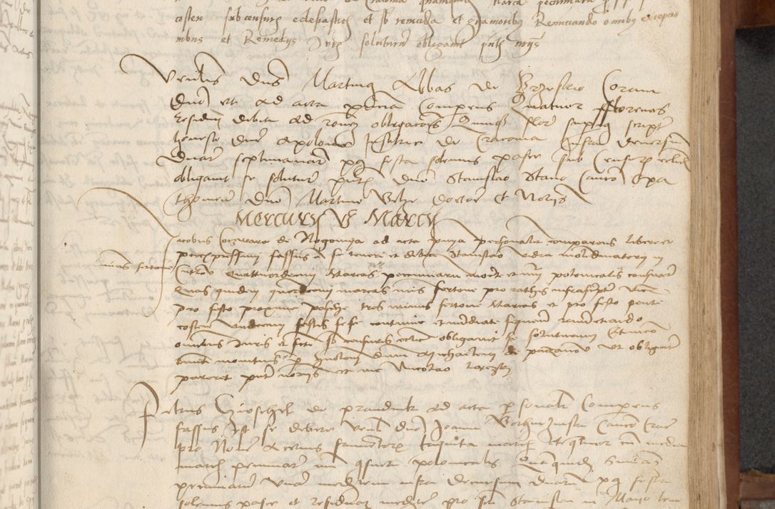 Zdjęcie nr 181 dla obiektu archiwalnego: [Acta] obligationum coram reverendo patre domino Thoma Rosnowsky canonico et offi[ciali C]racoviensi generali [a]d annum Domini 1514, [ind]itione secunda, pontificatus sanctissimi in Christo patris domini nostro domini Leonis divina providencia pape decimi moderni. Anno sue sanctitatis aduc ad 19 Marcii [...] primo secundis fatibus et felici sidere suum per manu Bronislaidis telluris Ursonici recipiunt et dii faveant ceptis