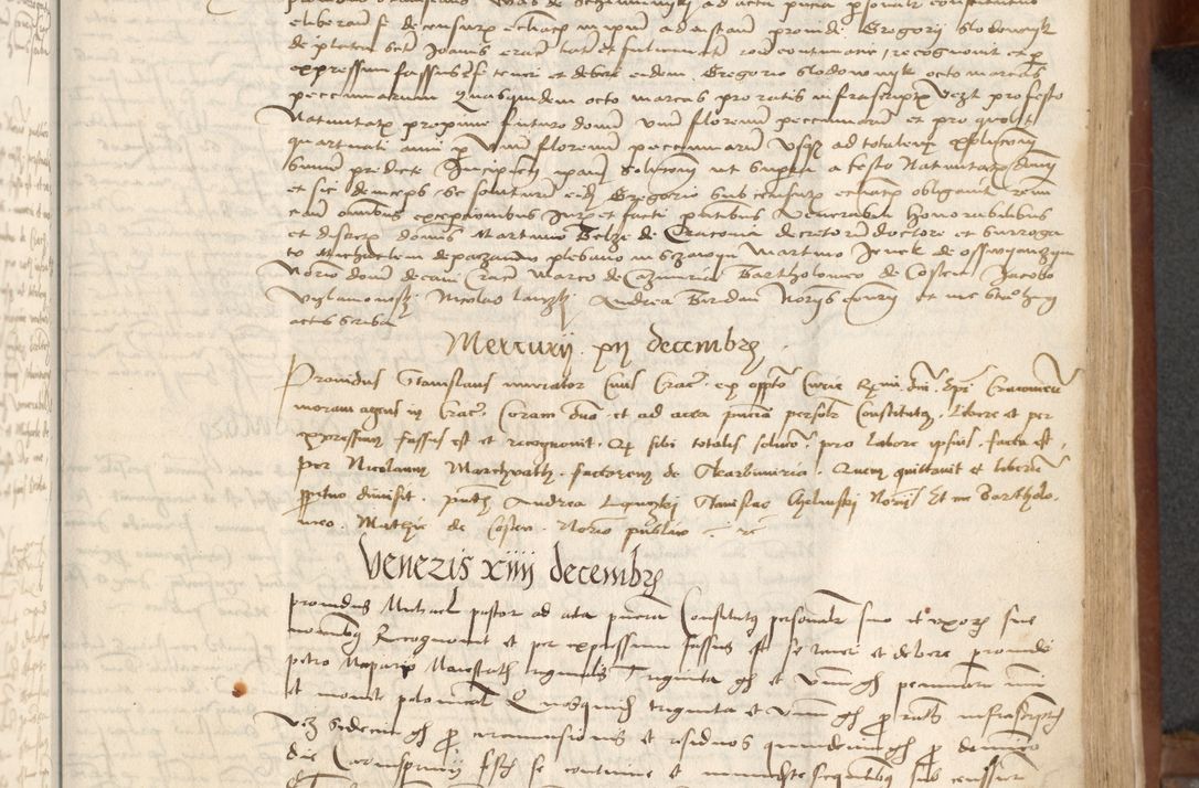 Zdjęcie nr 153 dla obiektu archiwalnego: [Acta] obligationum coram reverendo patre domino Thoma Rosnowsky canonico et offi[ciali C]racoviensi generali [a]d annum Domini 1514, [ind]itione secunda, pontificatus sanctissimi in Christo patris domini nostro domini Leonis divina providencia pape decimi moderni. Anno sue sanctitatis aduc ad 19 Marcii [...] primo secundis fatibus et felici sidere suum per manu Bronislaidis telluris Ursonici recipiunt et dii faveant ceptis