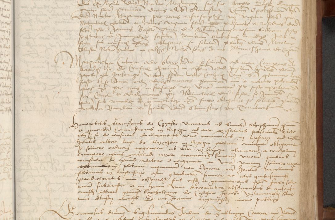 Zdjęcie nr 115 dla obiektu archiwalnego: [Acta] obligationum coram reverendo patre domino Thoma Rosnowsky canonico et offi[ciali C]racoviensi generali [a]d annum Domini 1514, [ind]itione secunda, pontificatus sanctissimi in Christo patris domini nostro domini Leonis divina providencia pape decimi moderni. Anno sue sanctitatis aduc ad 19 Marcii [...] primo secundis fatibus et felici sidere suum per manu Bronislaidis telluris Ursonici recipiunt et dii faveant ceptis