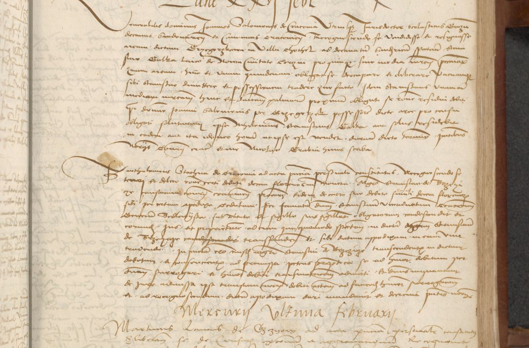 Zdjęcie nr 91 dla obiektu archiwalnego: [Acta] obligationum coram reverendo patre domino Thoma Rosnowsky canonico et offi[ciali C]racoviensi generali [a]d annum Domini 1514, [ind]itione secunda, pontificatus sanctissimi in Christo patris domini nostro domini Leonis divina providencia pape decimi moderni. Anno sue sanctitatis aduc ad 19 Marcii [...] primo secundis fatibus et felici sidere suum per manu Bronislaidis telluris Ursonici recipiunt et dii faveant ceptis