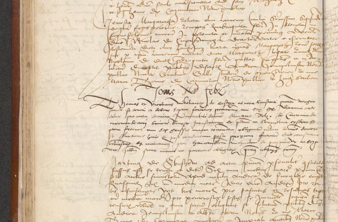 Zdjęcie nr 88 dla obiektu archiwalnego: [Acta] obligationum coram reverendo patre domino Thoma Rosnowsky canonico et offi[ciali C]racoviensi generali [a]d annum Domini 1514, [ind]itione secunda, pontificatus sanctissimi in Christo patris domini nostro domini Leonis divina providencia pape decimi moderni. Anno sue sanctitatis aduc ad 19 Marcii [...] primo secundis fatibus et felici sidere suum per manu Bronislaidis telluris Ursonici recipiunt et dii faveant ceptis