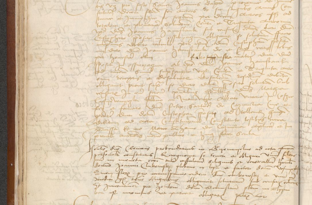 Zdjęcie nr 68 dla obiektu archiwalnego: [Acta] obligationum coram reverendo patre domino Thoma Rosnowsky canonico et offi[ciali C]racoviensi generali [a]d annum Domini 1514, [ind]itione secunda, pontificatus sanctissimi in Christo patris domini nostro domini Leonis divina providencia pape decimi moderni. Anno sue sanctitatis aduc ad 19 Marcii [...] primo secundis fatibus et felici sidere suum per manu Bronislaidis telluris Ursonici recipiunt et dii faveant ceptis