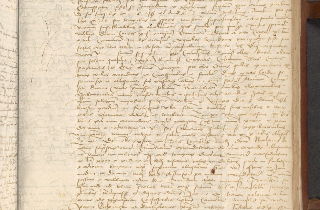 Zdjęcie nr 35 dla obiektu archiwalnego: [Acta] obligationum coram reverendo patre domino Thoma Rosnowsky canonico et offi[ciali C]racoviensi generali [a]d annum Domini 1514, [ind]itione secunda, pontificatus sanctissimi in Christo patris domini nostro domini Leonis divina providencia pape decimi moderni. Anno sue sanctitatis aduc ad 19 Marcii [...] primo secundis fatibus et felici sidere suum per manu Bronislaidis telluris Ursonici recipiunt et dii faveant ceptis