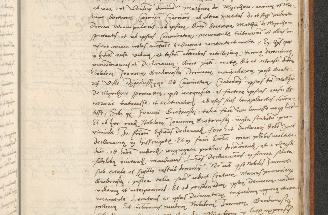 Zdjęcie nr 1099 dla obiektu archiwalnego: [Acta actorum officialia coram Thoma Roznowski]