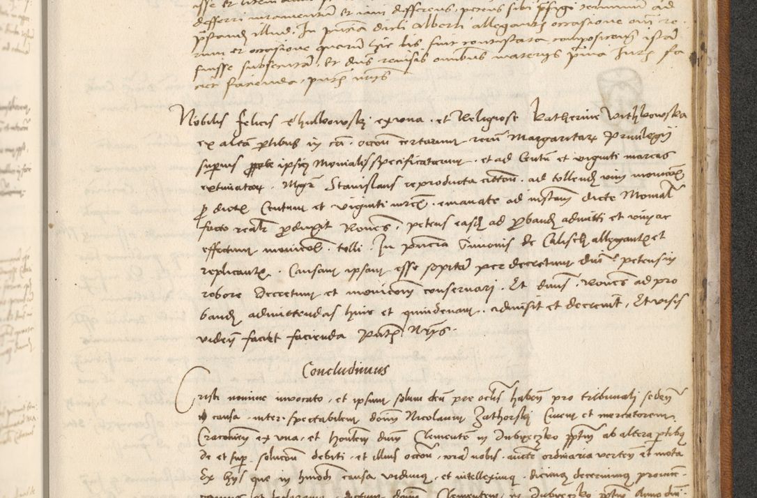 Zdjęcie nr 1085 dla obiektu archiwalnego: [Acta actorum officialia coram Thoma Roznowski]