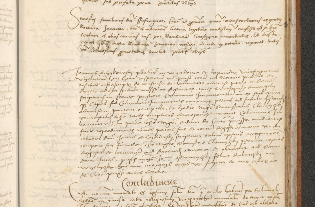 Zdjęcie nr 1079 dla obiektu archiwalnego: [Acta actorum officialia coram Thoma Roznowski]