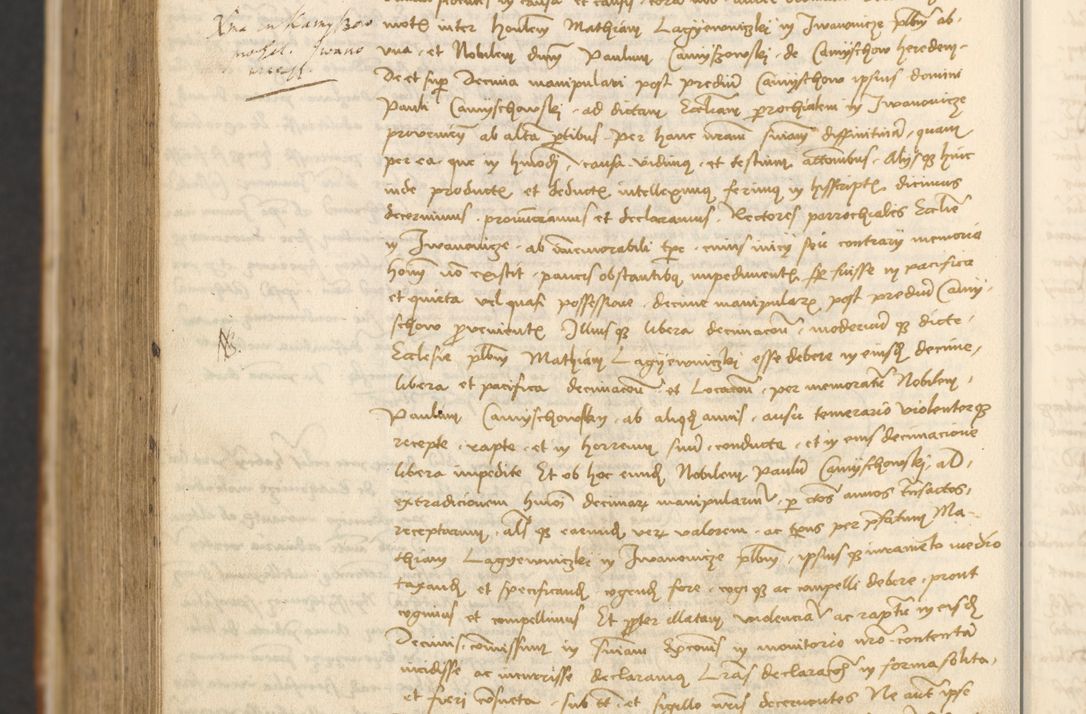 Zdjęcie nr 1066 dla obiektu archiwalnego: [Acta actorum officialia coram Thoma Roznowski]