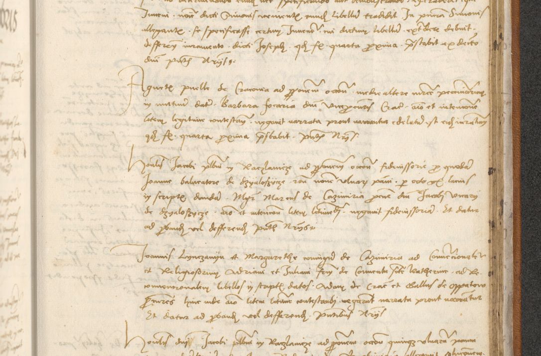 Zdjęcie nr 1061 dla obiektu archiwalnego: [Acta actorum officialia coram Thoma Roznowski]