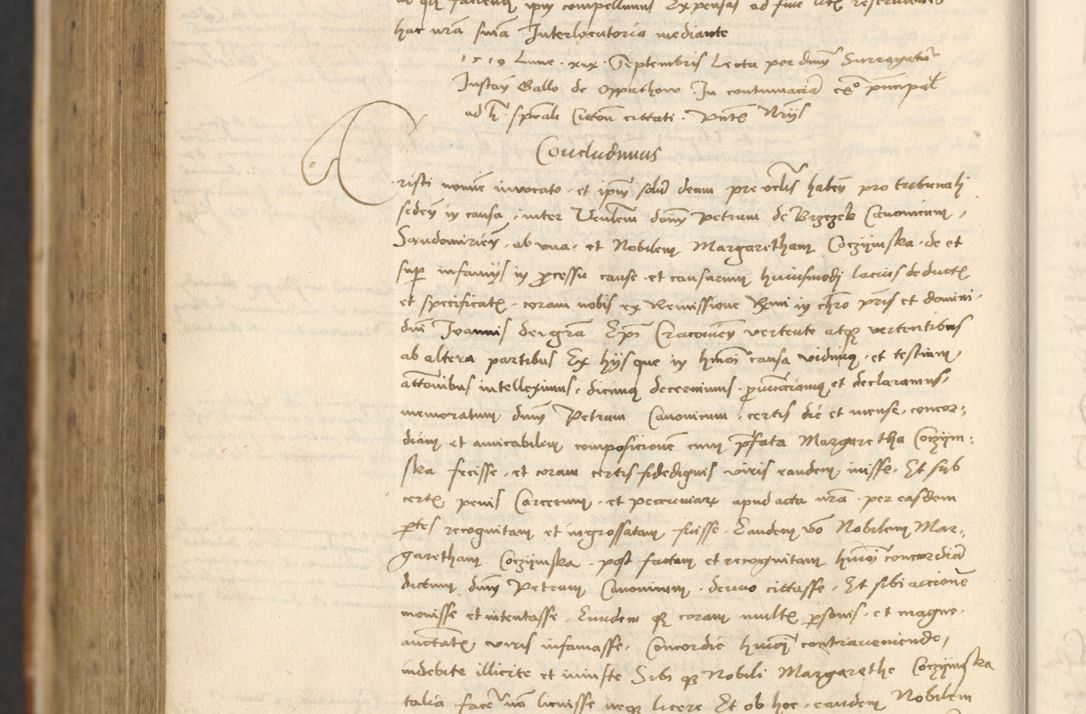 Zdjęcie nr 1052 dla obiektu archiwalnego: [Acta actorum officialia coram Thoma Roznowski]