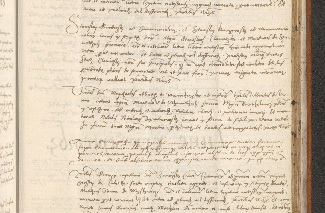 Zdjęcie nr 1049 dla obiektu archiwalnego: [Acta actorum officialia coram Thoma Roznowski]