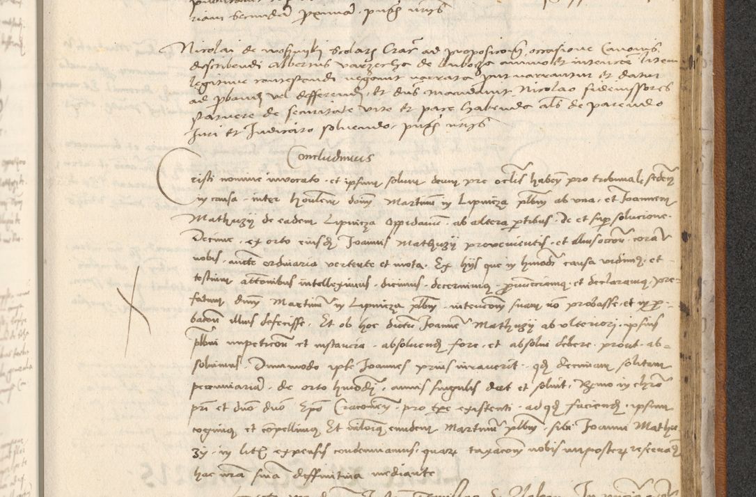 Zdjęcie nr 1045 dla obiektu archiwalnego: [Acta actorum officialia coram Thoma Roznowski]