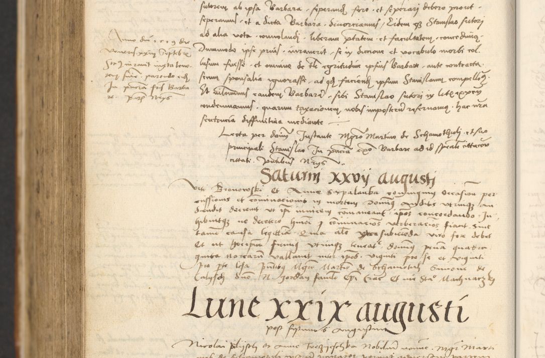 Zdjęcie nr 1036 dla obiektu archiwalnego: [Acta actorum officialia coram Thoma Roznowski]