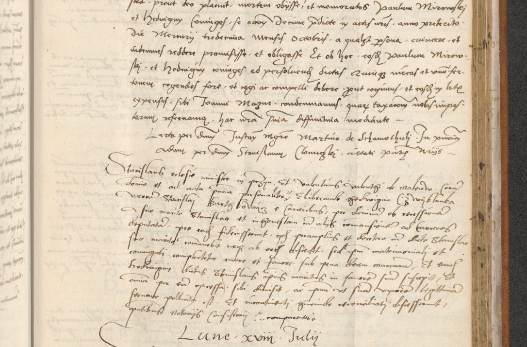 Zdjęcie nr 1011 dla obiektu archiwalnego: [Acta actorum officialia coram Thoma Roznowski]