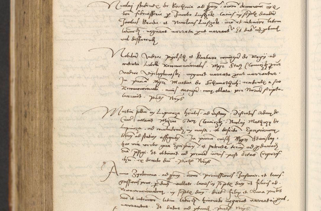 Zdjęcie nr 992 dla obiektu archiwalnego: [Acta actorum officialia coram Thoma Roznowski]