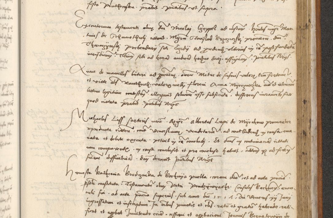 Zdjęcie nr 981 dla obiektu archiwalnego: [Acta actorum officialia coram Thoma Roznowski]