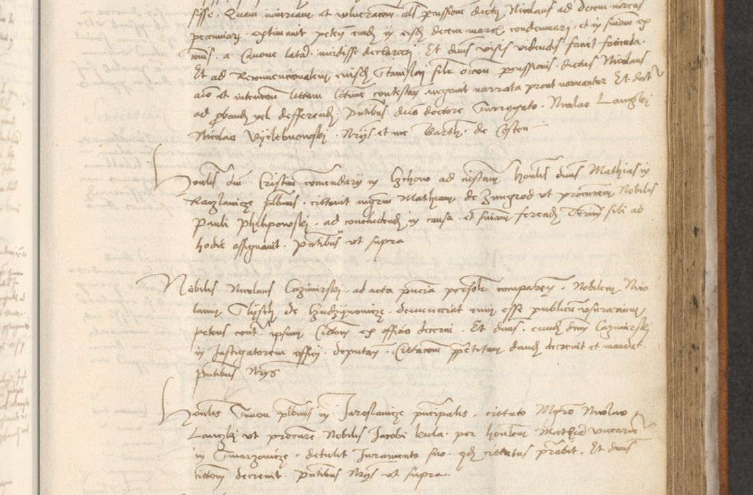 Zdjęcie nr 853 dla obiektu archiwalnego: [Acta actorum officialia coram Thoma Roznowski]