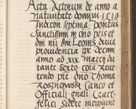 Zdjęcie nr 835 dla obiektu archiwalnego: [Acta actorum officialia coram Thoma Roznowski]