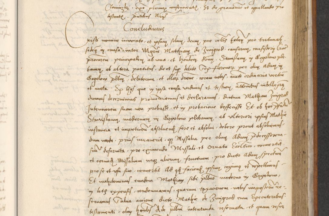 Zdjęcie nr 807 dla obiektu archiwalnego: [Acta actorum officialia coram Thoma Roznowski]