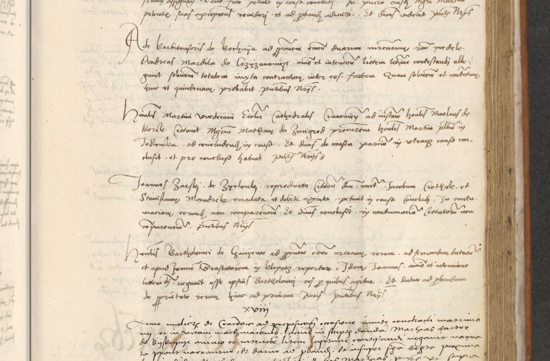 Zdjęcie nr 745 dla obiektu archiwalnego: [Acta actorum officialia coram Thoma Roznowski]