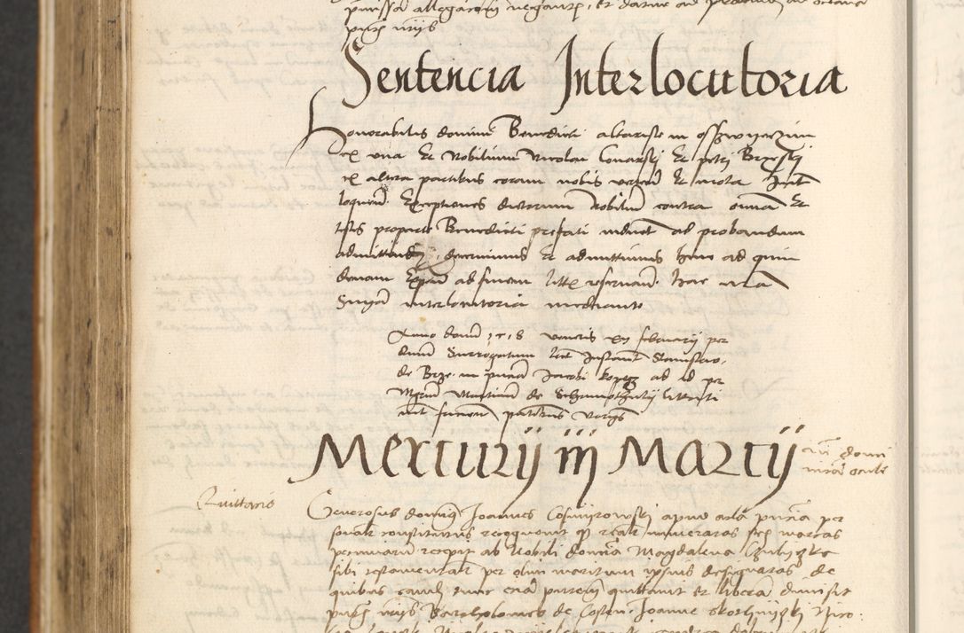 Zdjęcie nr 578 dla obiektu archiwalnego: [Acta actorum officialia coram Thoma Roznowski]