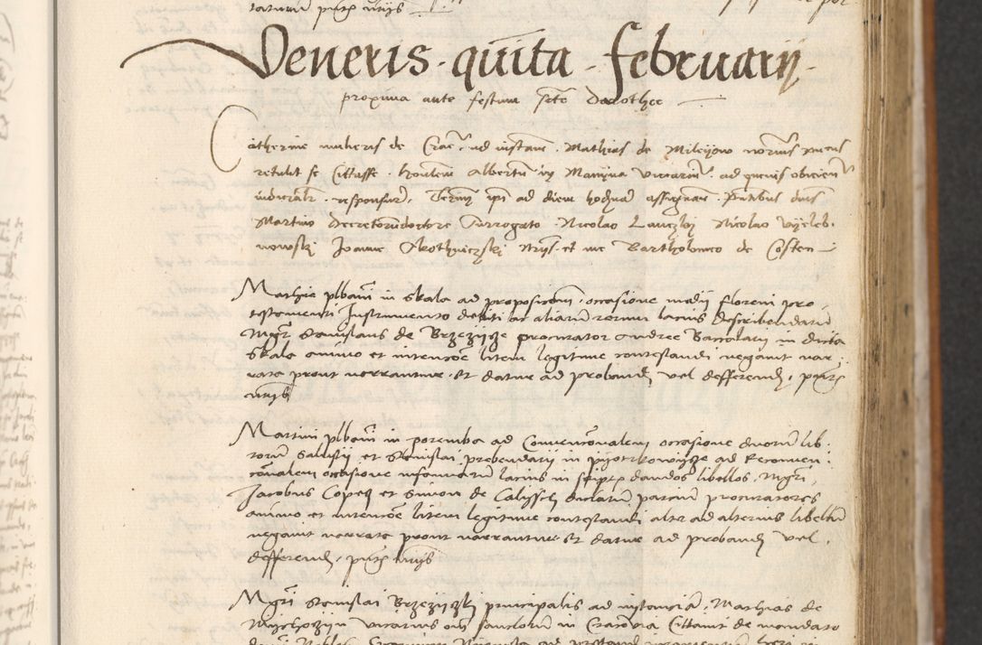 Zdjęcie nr 557 dla obiektu archiwalnego: [Acta actorum officialia coram Thoma Roznowski]