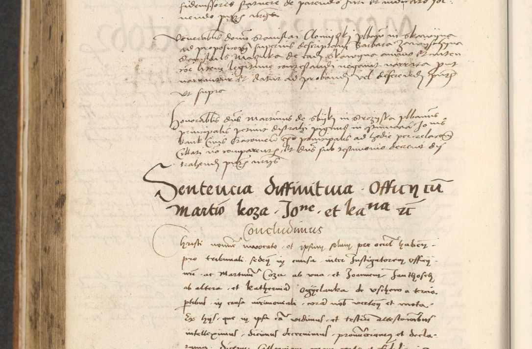 Zdjęcie nr 436 dla obiektu archiwalnego: [Acta actorum officialia coram Thoma Roznowski]