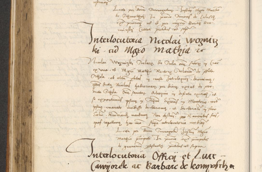 Zdjęcie nr 416 dla obiektu archiwalnego: [Acta actorum officialia coram Thoma Roznowski]