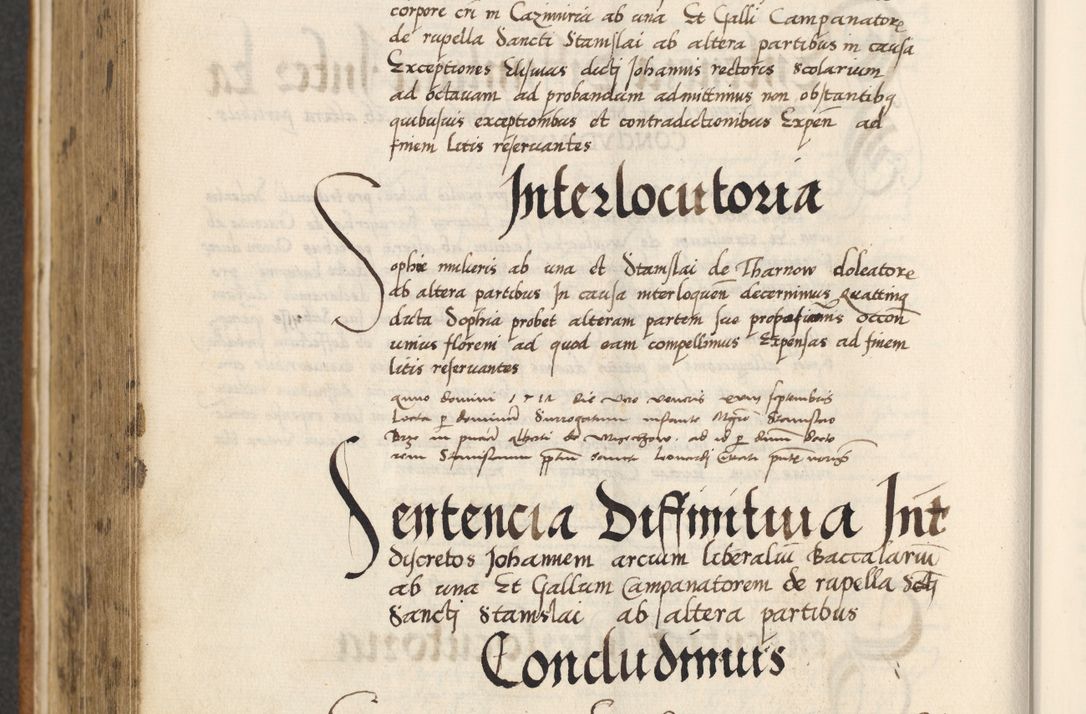 Zdjęcie nr 406 dla obiektu archiwalnego: [Acta actorum officialia coram Thoma Roznowski]