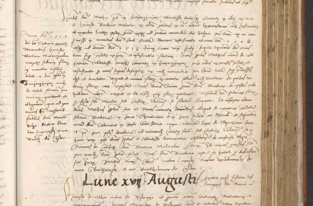 Zdjęcie nr 361 dla obiektu archiwalnego: [Acta actorum officialia coram Thoma Roznowski]