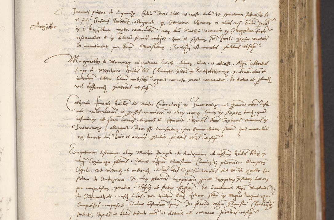 Zdjęcie nr 307 dla obiektu archiwalnego: [Acta actorum officialia coram Thoma Roznowski]