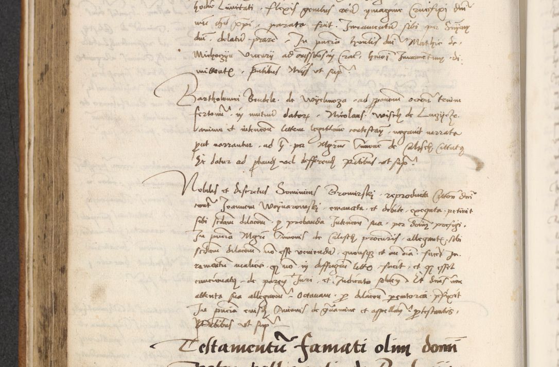 Zdjęcie nr 292 dla obiektu archiwalnego: [Acta actorum officialia coram Thoma Roznowski]