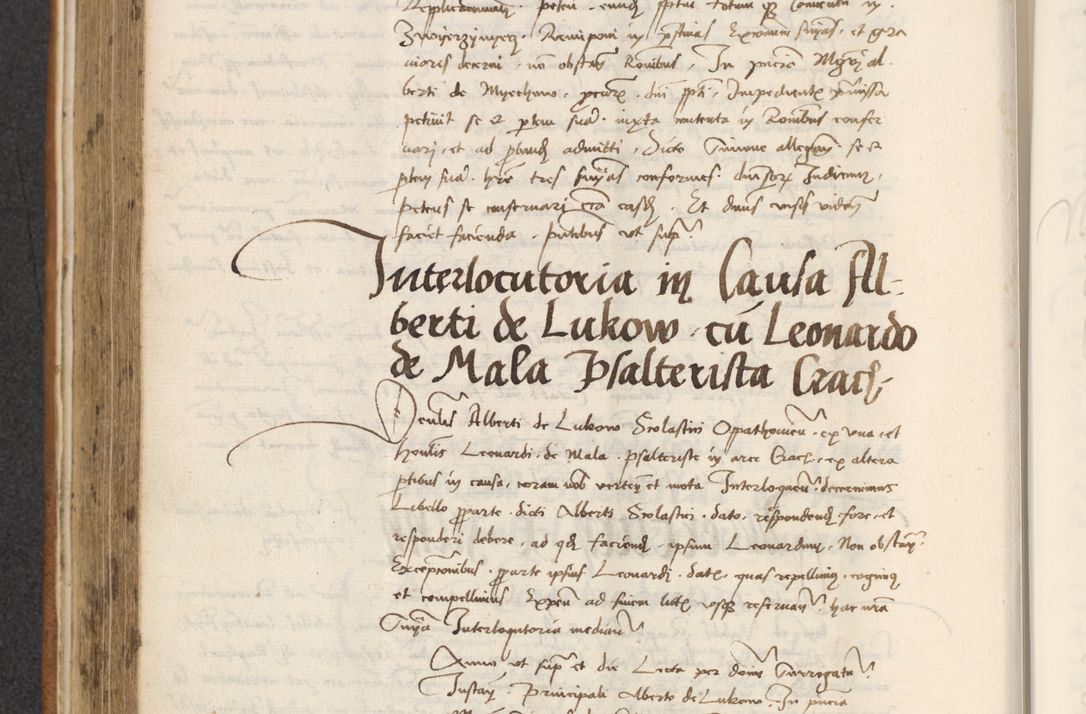 Zdjęcie nr 288 dla obiektu archiwalnego: [Acta actorum officialia coram Thoma Roznowski]
