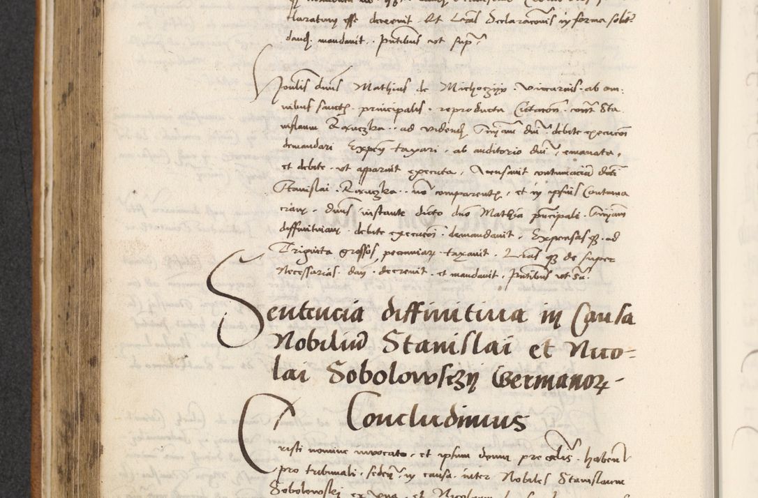 Zdjęcie nr 286 dla obiektu archiwalnego: [Acta actorum officialia coram Thoma Roznowski]