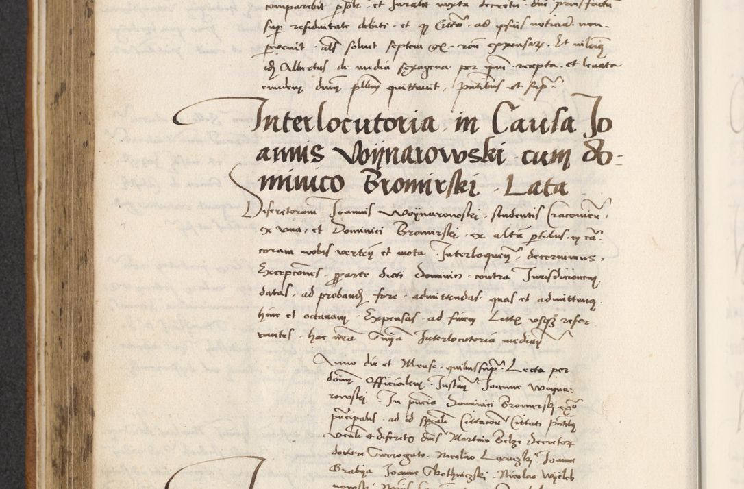 Zdjęcie nr 284 dla obiektu archiwalnego: [Acta actorum officialia coram Thoma Roznowski]