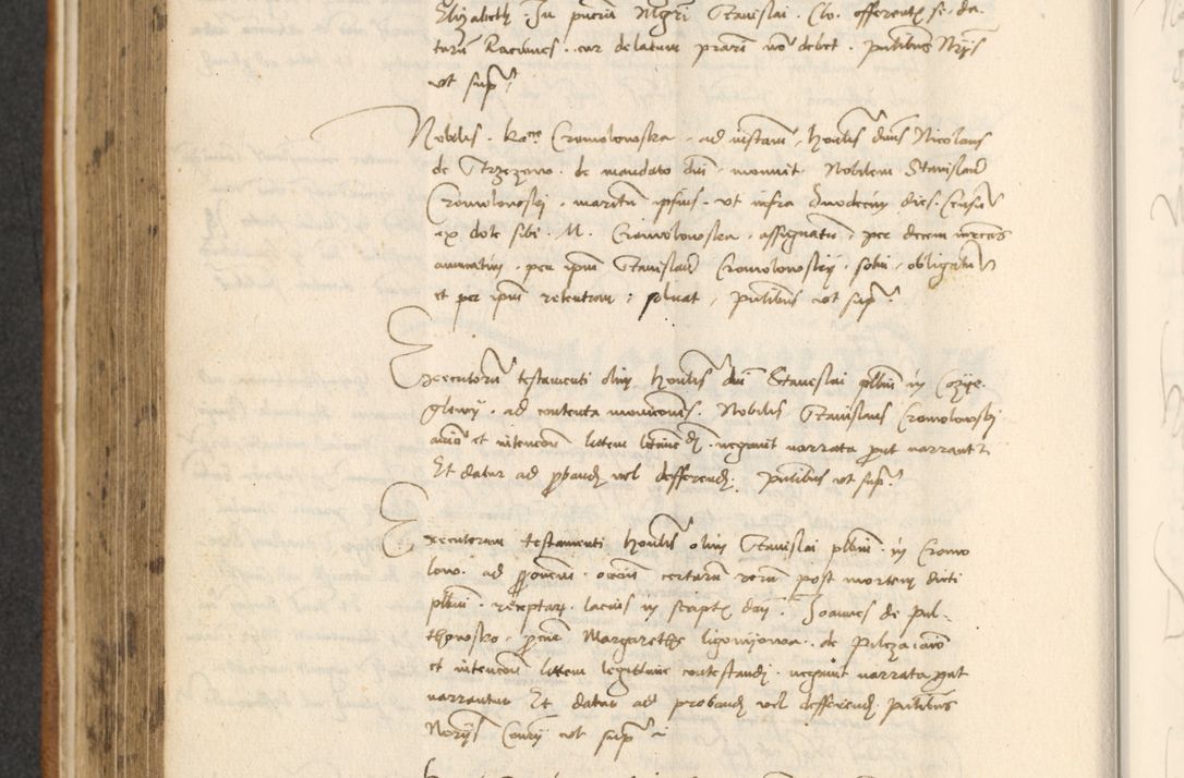 Zdjęcie nr 274 dla obiektu archiwalnego: [Acta actorum officialia coram Thoma Roznowski]