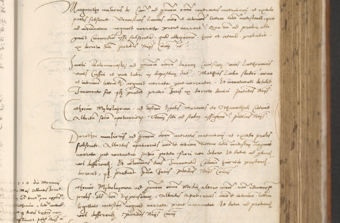 Zdjęcie nr 261 dla obiektu archiwalnego: [Acta actorum officialia coram Thoma Roznowski]