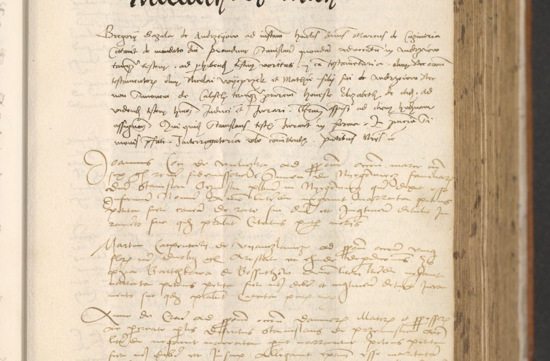 Zdjęcie nr 253 dla obiektu archiwalnego: [Acta actorum officialia coram Thoma Roznowski]